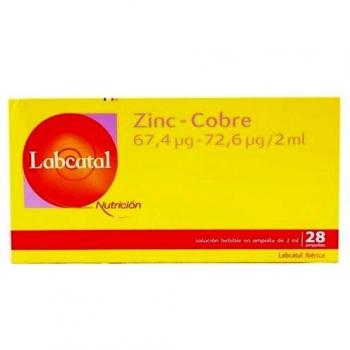 Labcatal 19 Zinc-Cobre 28 Ampollas