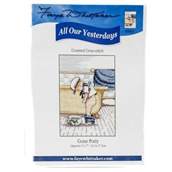 Faye Whittaker All Our Yesterdays Gone-Kit de Costura Cruzada, Gama, Mixto, 25 x 15 x 2 cm