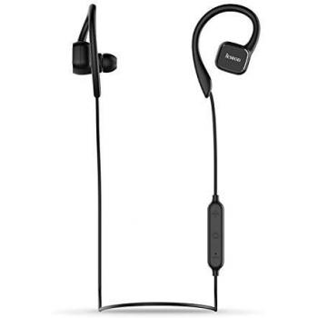 JESBOD QY13 Auriculares Eestéreo Bluetooth 4,1 para Correr Deportes Auricular con microfono para iPhone, Samsung, PC y otros Teléfonos Inteligentes - Manos Libres y Sensor Magnético - Color Negro