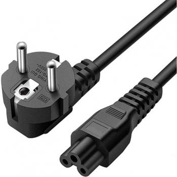 Cradia Cable de Alimentación para Portátil 03P IEC 320-C5 1.80 Metros Negro