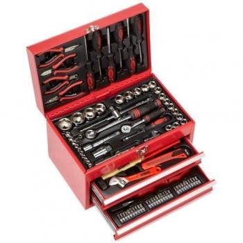 Mannesmann M29066 - Caja de herramientas equipada con 155 piezas