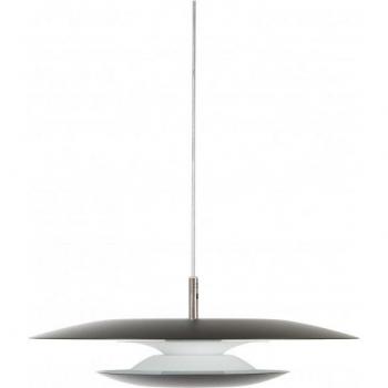 Colgante ECLIPS de Metal y Negro Mate Diámetro 43 Cm - Lámpara colgante de techo tipo domo con 1 luz led negro mate, G9 - Belid