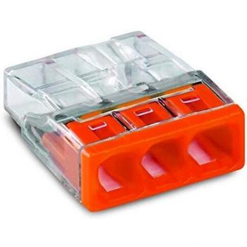 Wago 887z955terminales de conexion set luz gris