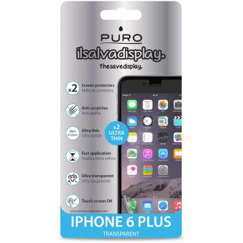 Puro PUPP011 - Pack de dos protectores de pantalla para Apple iPhone 6 Plus