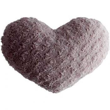 Cojín Corazón Boucle Rosa 28x36cm Atmosphera