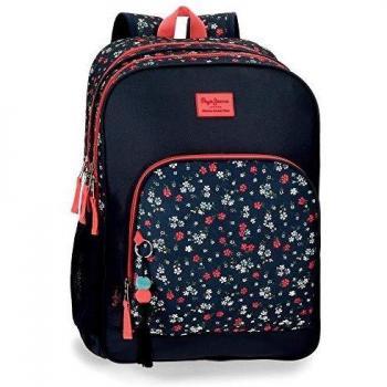Pepe Jeans Jareth Mochila Doble Compartimento Adaptable a Carro Multicolor 32x45x15 cms Poliéster 21.6L