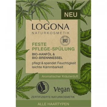 Acondicionador Sólido Orgánico de Cáñamo y Ortiga Logona, 60 g