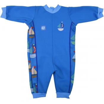 Splash About WIONSSP6 - Trajecito integral para niño, color azul, 6-12 meses