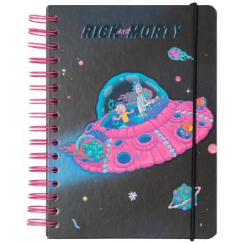 Cuaderno tapa forrada A5 Bullet Rick & Morty.