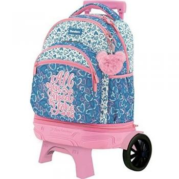 Mochila Carro Fijo Compact Desmontable Ruedas Grandes Tandem Love