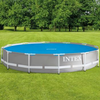 Cubierta de piscina solar polietileno azul 348 cm Intex
