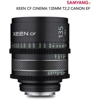 Objetivo Cine Samyang Xeen CF 135mm T2.2 para Canon EF, Full Frame