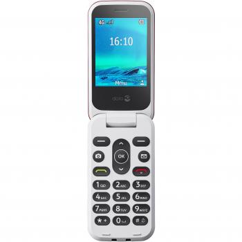 Doro 2820 Teléfono Móvil Básico de 116,9 g en color Rojo
