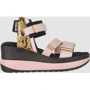 Sandalias Chika10 ROCO 06 de Cuña en color Nude/Lg.Pink
