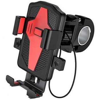 Hoco Adjustable One-Touch Motorcycle and Bicycle Phone Holder for 4.5 to 7 Inch Phones