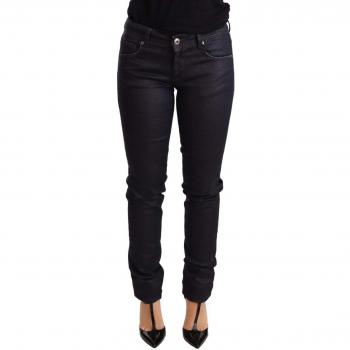 Ermanno Scervino Blue Low Waist Skinny Slim Trouser Cotton Jeans - W26