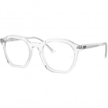 Ray-Ban RX7238F Alice Asian Fit 2001 Men's Eyeglasses Clear Size 52 (Frame Only) - Blue Light Block Available