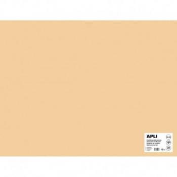Cartulina Apli Salmon 50 x 65mm 170g 25 hojas