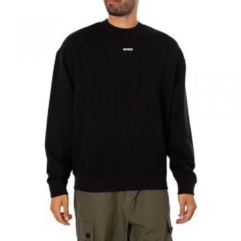 Hugo Dapo Crew Neck Short Sleeve T-Shirt and Sweatshirt Set - Black - Size S - Men's Relaxed Fit