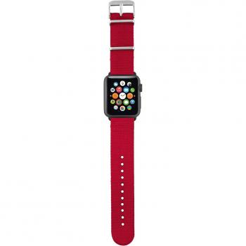 Trust Urban - Correa de nylon para Apple Watch de 42 mm, rojo