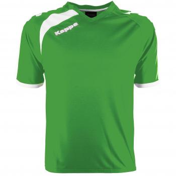 Kappa Pavie SS Camiseta Fútbol, Unisex, Verde, S/M