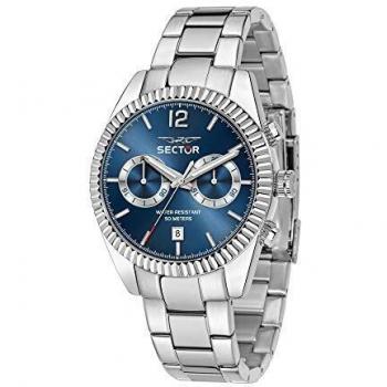 Reloj Sector Hombre Analógico Cuarzo 41mm Dual Time Acero Inoxidable 5ATM R3253240006