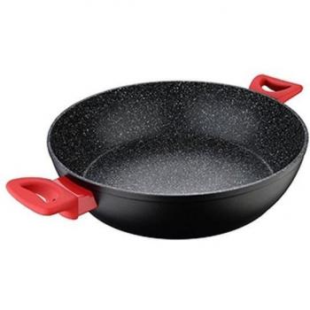 Cacerola San Ignacio Baja 32cm Aluminio Forjado con Tapa