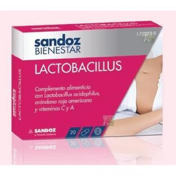 Sandoz Wellness Lactobacillus 20 Capsules