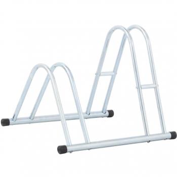 vidaXL Bicycle Stand for 2 Bikes Floor Freestanding Galvanised Steel