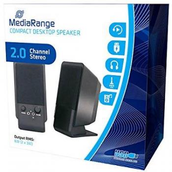MediaRange MROS352 Altavoces con USB 2.0, Negro