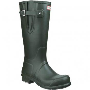 Hunter Original Side Adjustable Men's Wellies, UK 7 Dark Olive