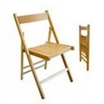 BUIANI 499B33 - Silla Madera Plegable, 1 unidad