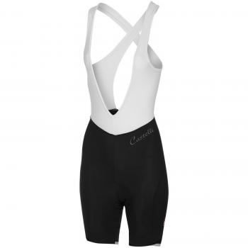 Castelli Culote Corto con Tirantes Ciclismo Mujer 2018 Vista Negro