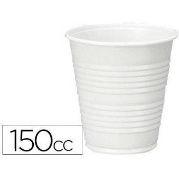 VASO DE PLASTICO BLANCO 150CC PARA MAQUINAS DE VENDING DE CAFE PAQUETE DE 100