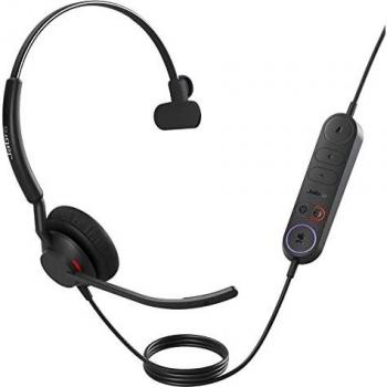 Jabra Engage 40 Auriculares Alámbrico Diadema con Conexión USB-C y Certificación Microsoft Teams