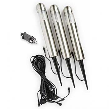 Set de 3 Lámparas LED Amalfi con Estaca para Jardín