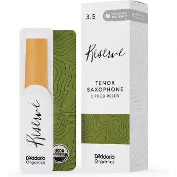 D'Addario Rico Organic Reserve Tenor Saxophone Reeds Strength 3.5