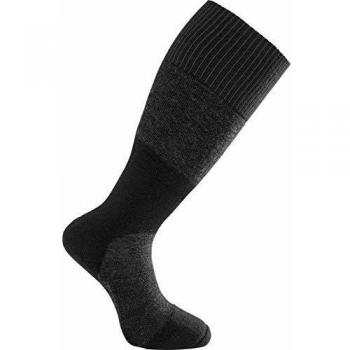 Calcetines de Lana Woolpower Skilled 400 hasta la Rodilla - Gris Oscuro/Negro 36-39