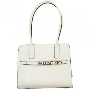 Valentino by Mario Valentino White Polyethylene Handbag with Multiple Compartments, Female, One Size