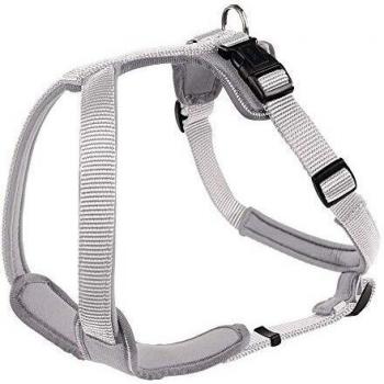 HUNTER Arnés para Perro de NEOPREN, Nailon, Acolchado con Neopreno, para Deporte y Ocio, Gris, Nailon, Neopreno, 73-94, L