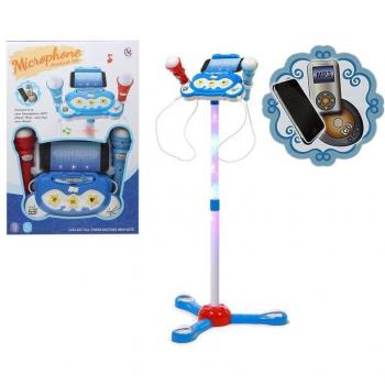Micrófono Karaoke con luz y sonido para niños