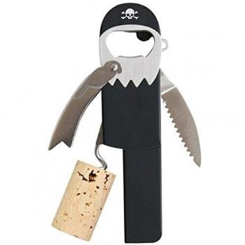 Suck UK SK BOPIRATE1 - Abrebotellas pirata, color negro