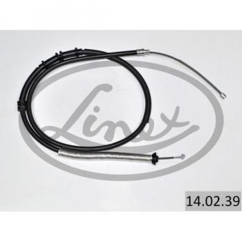 Cable de freno de estacionamiento LINEX 14.02.39 Derecha