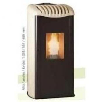 Estufa de pellets de 9,29 kw modelo carissa