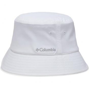 Columbia Gorro Pine Mountain Blanco - Sombrero de Cubo Unisex con Protección Solar