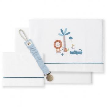 Triptico Cuna León Palmera + Chupetero Interbaby