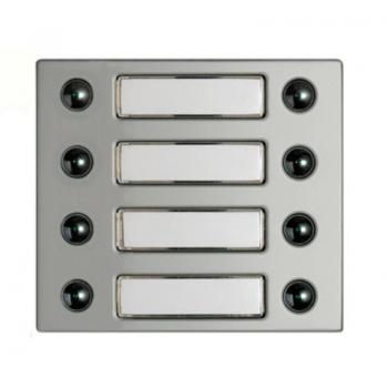 Bticino placas modul.sfera - Frontal 8 pulsador doble sfera aluminio