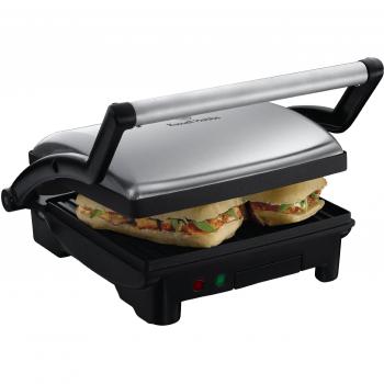 Russell Hobbs Parrilla 3 en 1, cocina de panini, carne, parrilla de mesa, gran capacidad - 17888-56 CookAtHome