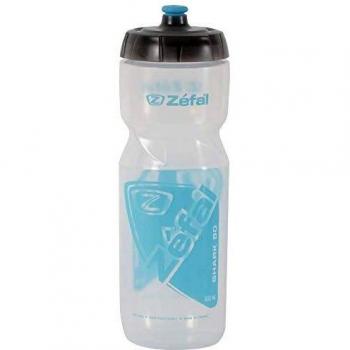 Bidon zefal shark 80 transparente/azul 800ml