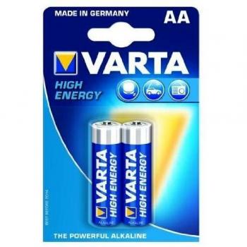 Varta-49062 High Energy - Pilas alcalinas AA/LR6 1.5 V paquete de 2